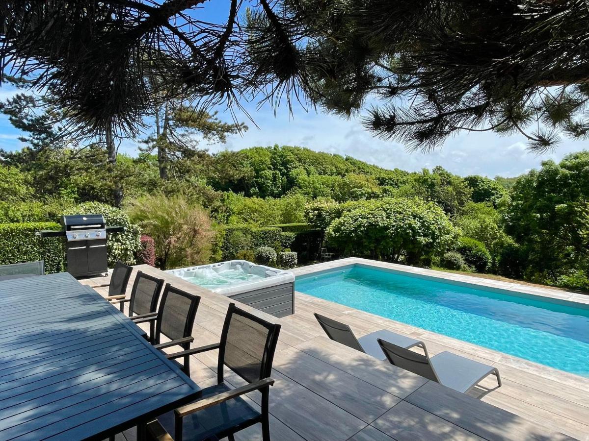 אמבלטוסה Superbe Maison Avec Piscine Et Jacuzzi Dans Les Dunes מראה חיצוני תמונה